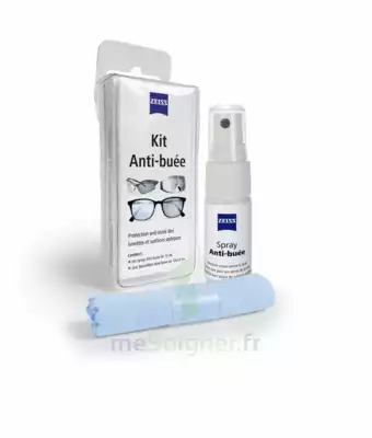 Zeiss Kit Spray Antibuée Fl/15ml + Tissu Microfibres à TOULOUSE