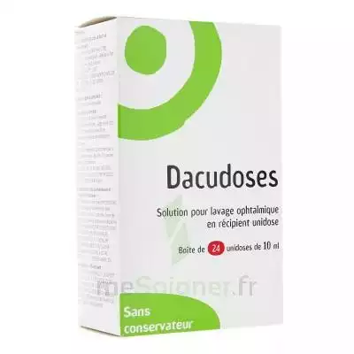 Dacudoses Solution Pour Lavement Ophtalmologique 24unid/10ml à TOULOUSE