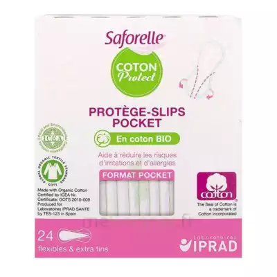 Saforelle Coton Protect Protège-slip Pocket B/24 à TOULOUSE
