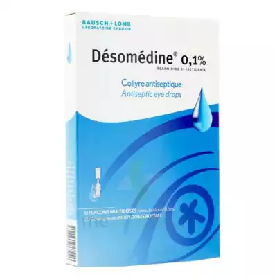 Desomedine 0,1 % Collyre Sol 10fl/0,6ml à TOULOUSE